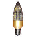 Bombilla de vela Daylight LED E14 / E17 Gold C30 para 4W / 6W / 8W / 10W